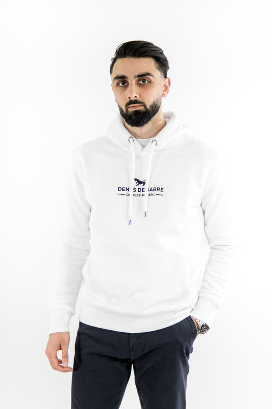 Sweat à capuche Homme Avant-Garde Blanc