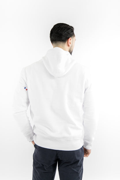 Sweat à capuche Homme Avant-Garde Blanc