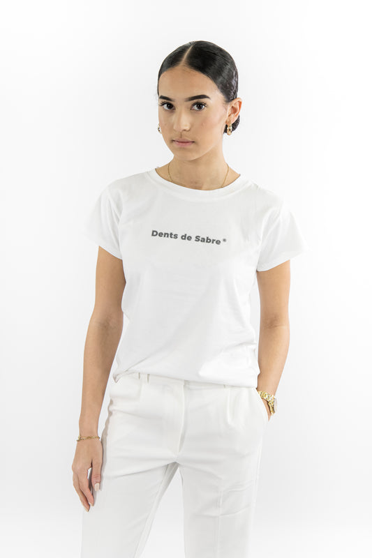 T-shirt femme blanc Armada fabriqué en France