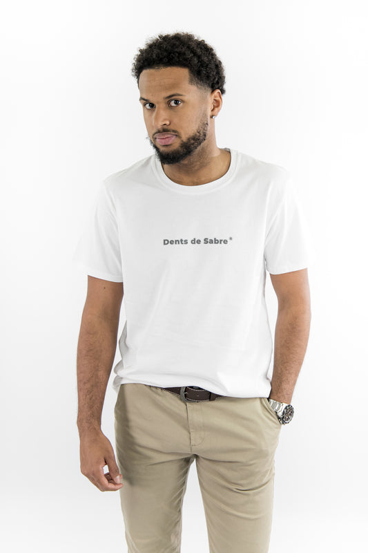 T-shirt homme blanc Armada fabriqué en France